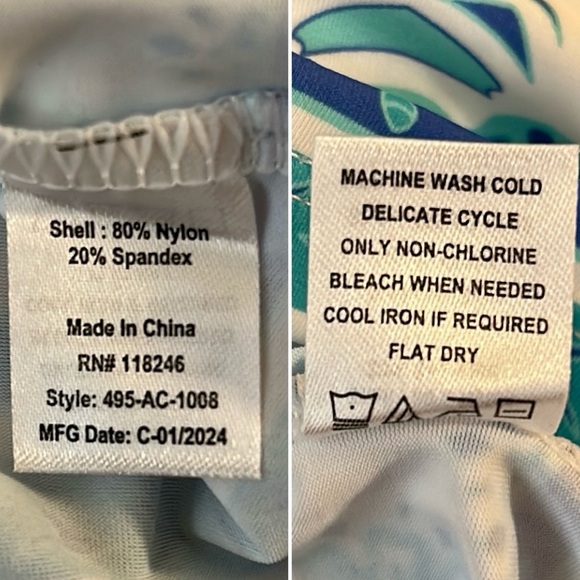 Cabana Life Amalfi Coast Cabana Blue & White Shift Dress, Womens size XL, NWT - Picture 13 of 14